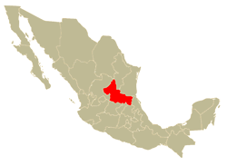 Mapa de Localización del Estado de San