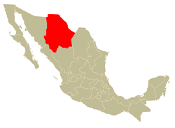 Mapa de Localización del Estado de Chihuahua