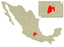 Mapa de Localización del Estado de México