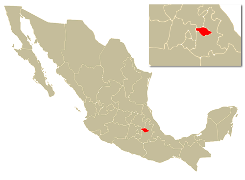 Mapa de Localización del Estado de Tlaxcala