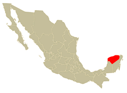 Mapa de Localización del Estado de Yucatán